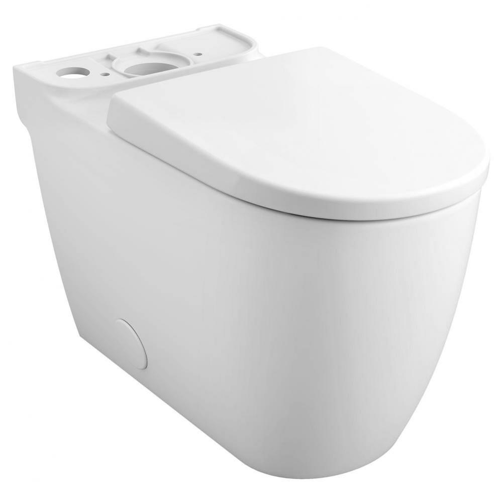 Essence Right Height Elongated Toilet Bowl with Seat Less Tank