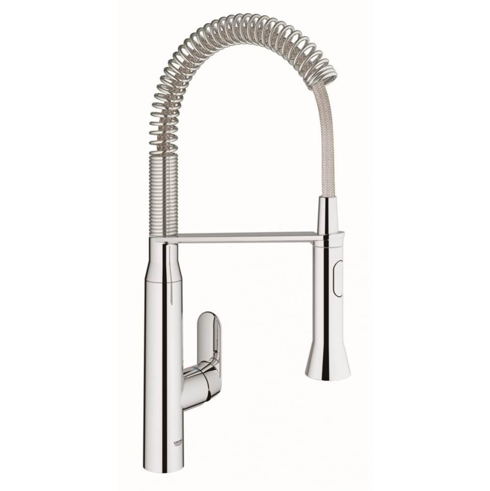 K7 Medium Single-Handle Semi-Pro Dual Spray Kitchen Faucet 1.75 GPM