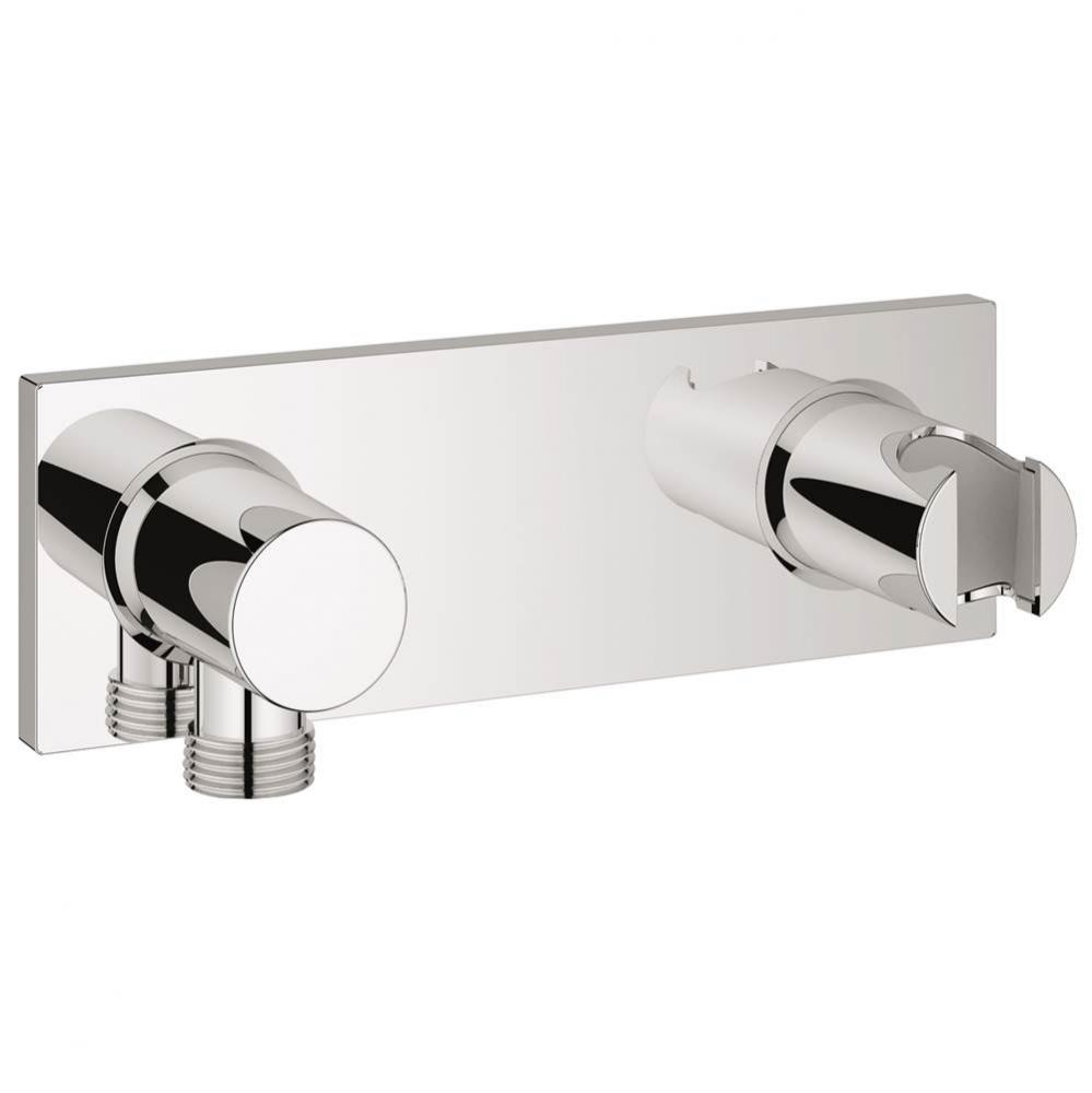 Wall Union With Integrated Hand Shower Holder