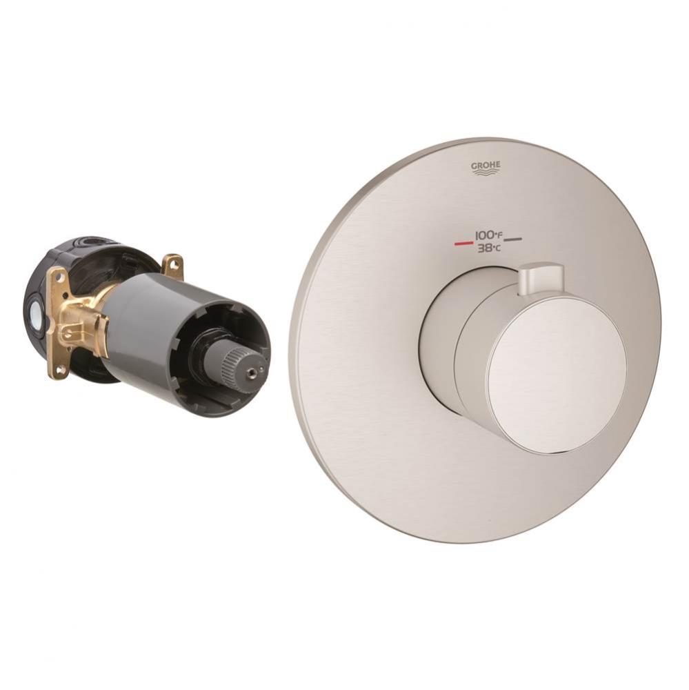 Custom Shower Thermostatic Valve Trim