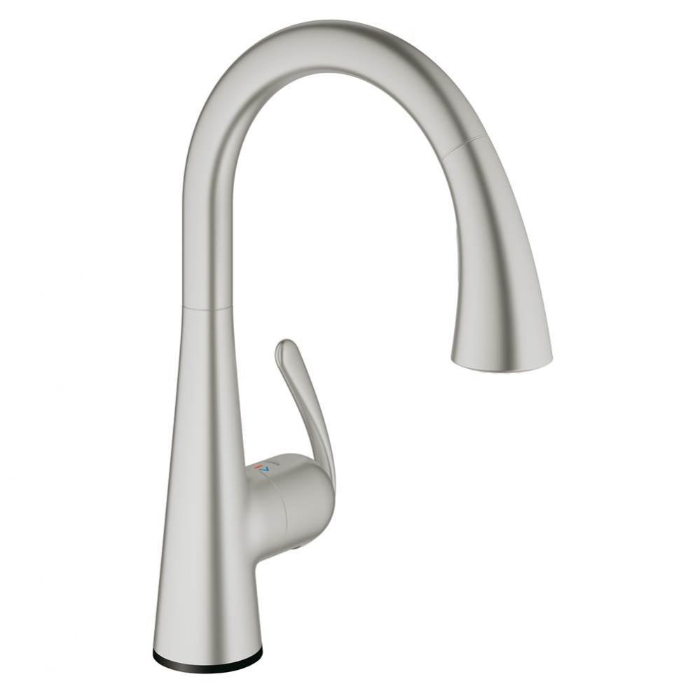 Ladylux&#xb3; Caf&#xe9; Touch Single-Handle Pull-Down Kitchen Faucet with Dual Spray