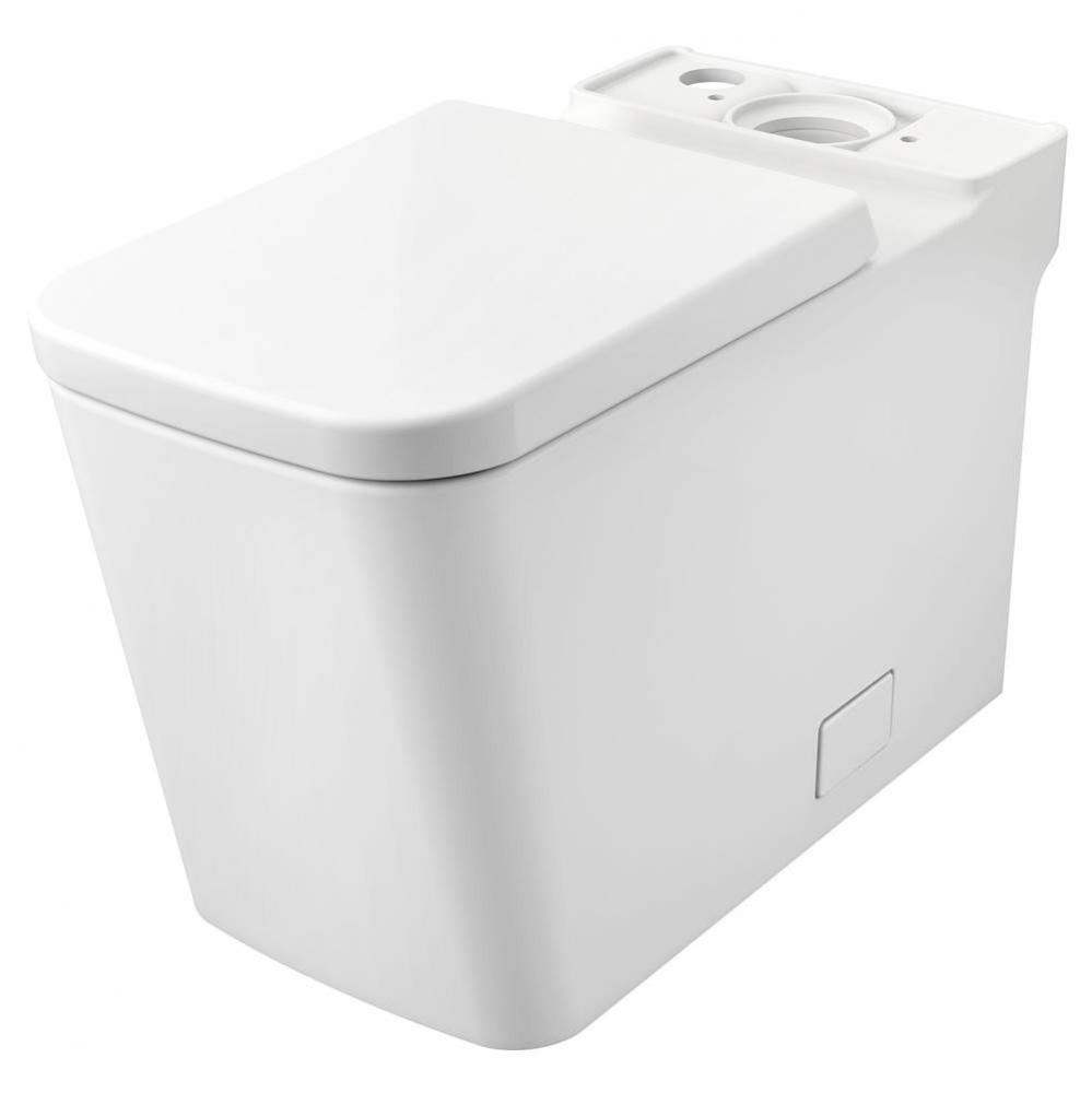 Eurocube Right Height Elongated Toilet Bowl with Seat Less Tank