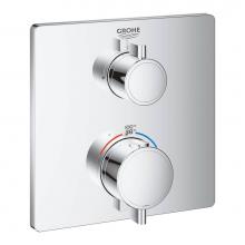 Grohe 24111000 - Dual Function 2-Handle Thermostatic Valve Trim