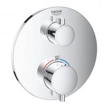 Grohe 24133000 - Dual Function 2-Handle Thermostatic Valve Trim