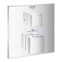 Grohe 24157000 - Single Function 2-Handle Thermostatic Valve Trim