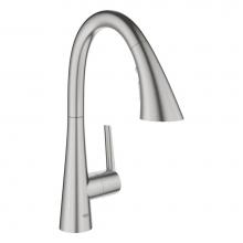 Grohe 30368DC2 - Single-Handle Pull Down Triple Spray Bar Faucet  1.75 GPM