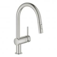 Grohe 31378DC3 - Minta Single-Handle Pull-Down Kitchen Faucet Dual Spray 1.75 GPM