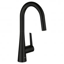Grohe 322262433 - Single-Handle Pull Down Kitchen Faucet Dual Spray 1.75