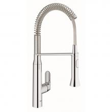 Grohe 31380000 - K7 Medium Single-Handle Semi-Pro Dual Spray Kitchen Faucet 1.75 GPM