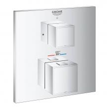 Grohe 24158000 - Dual Function 2-Handle Thermostatic Valve Trim