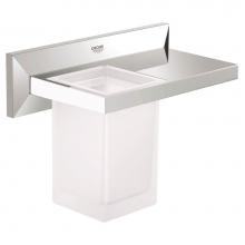 Grohe 40503000 - Bathroom Shelf with Tumbler