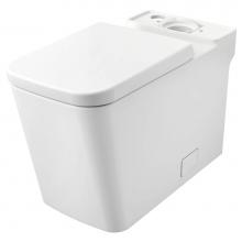 Grohe 39664000 - Eurocube Right Height Elongated Toilet Bowl with Seat Less Tank