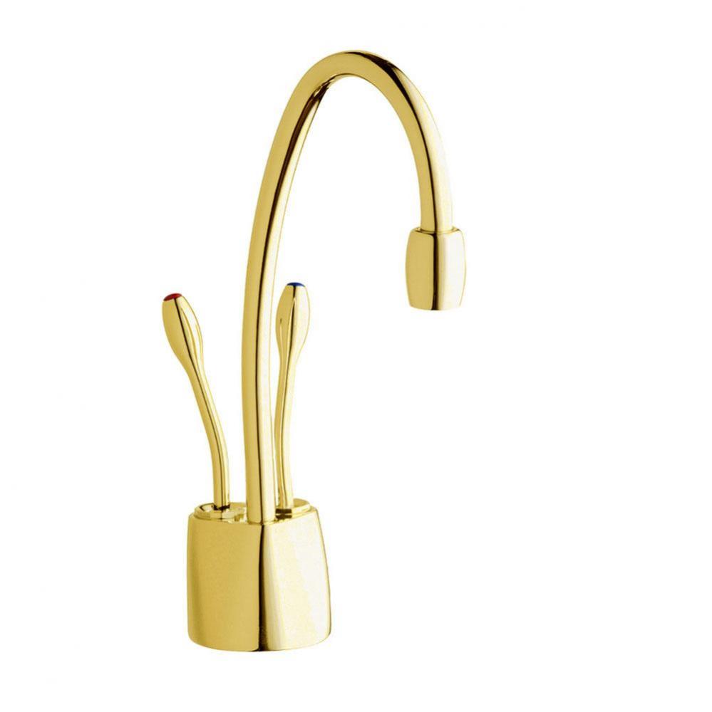 Indulge Contemporary F-HC1100 Instant Hot/Cool Water Dispenser Faucet in French Gold