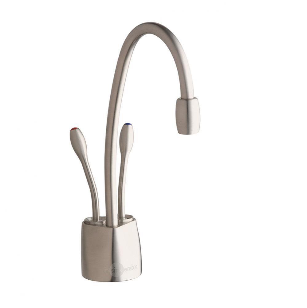 Indulge Contemporary F-HC1100 Instant Hot/Cool Water Dispenser Faucet in Satin Nickel