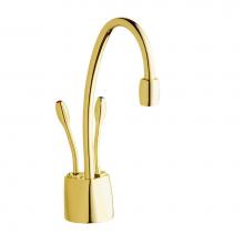 Insinkerator 44252H - Indulge Contemporary F-HC1100 Instant Hot/Cool Water Dispenser Faucet in French Gold