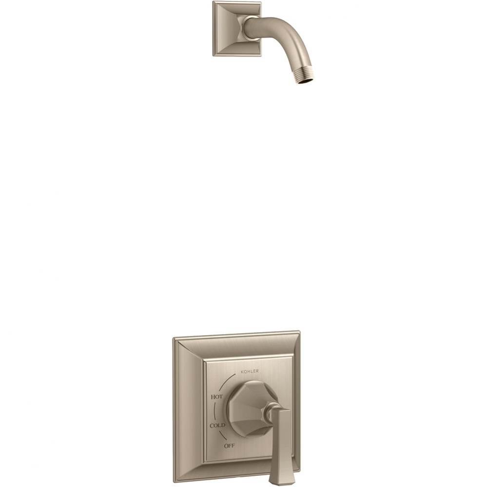 Memoirs&#xae; Stately Rite-Temp&#xae; shower trim set with Deco lever handle, less showerhead