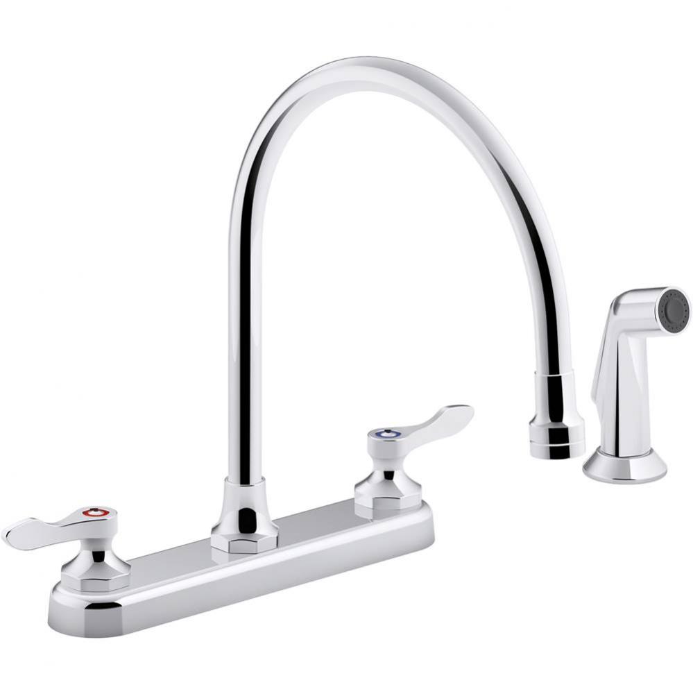 Triton&#xae; Bowe&#xae; 1.5 gpm kitchen sink faucet with 9-5/16&apos;&apos; gooseneck spout, match