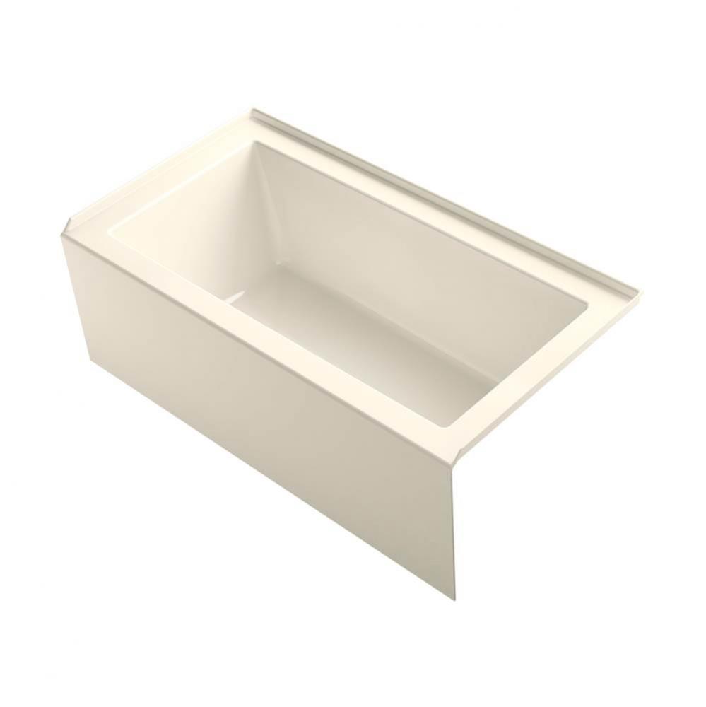 Underscore 60 In. x 32 In. Alcove Bath with Integral Apron, Integral Flange and Right-hand Drain