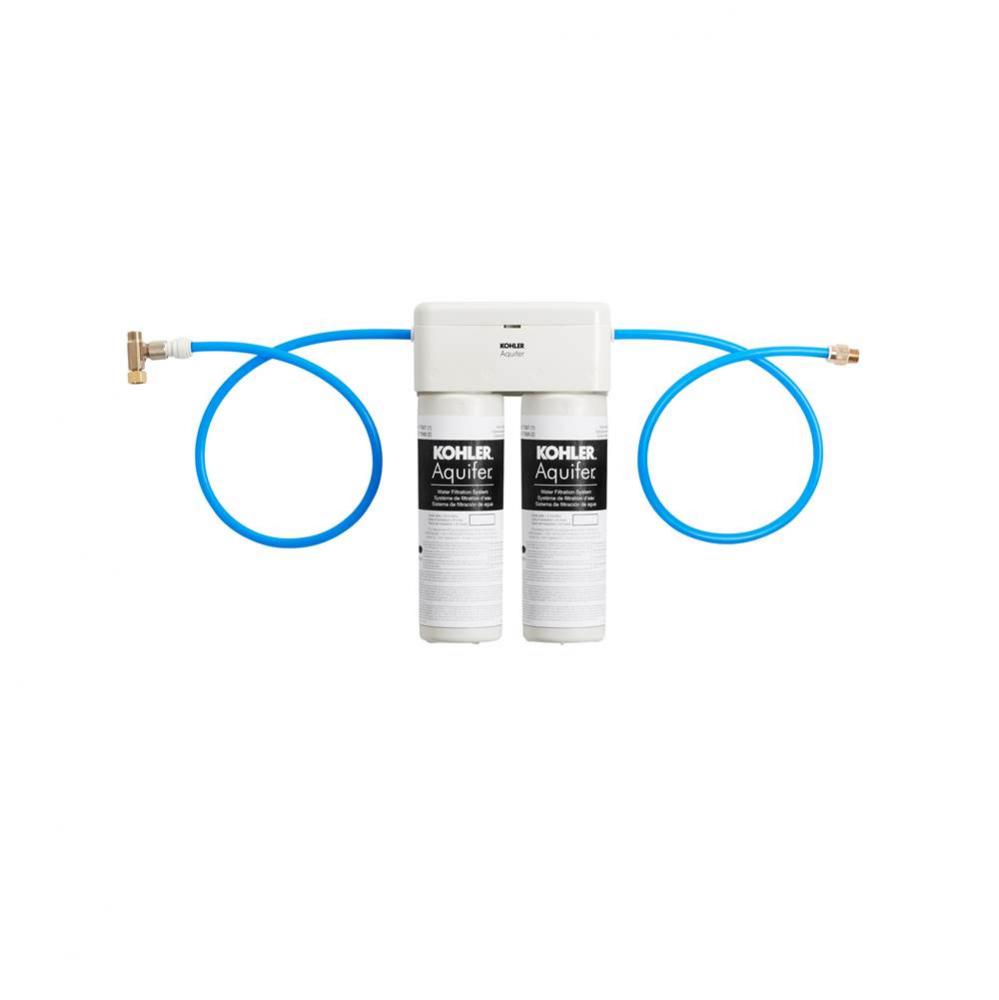 Aquifer&#xae; double-cartridge water filtration system