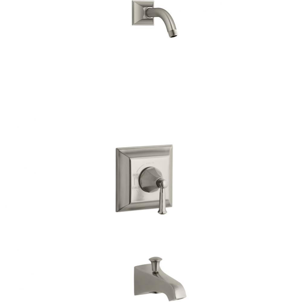 Memoirs&#xae; Stately Rite-Temp&#xae; bath and shower trim set with lever handle and spout, less s