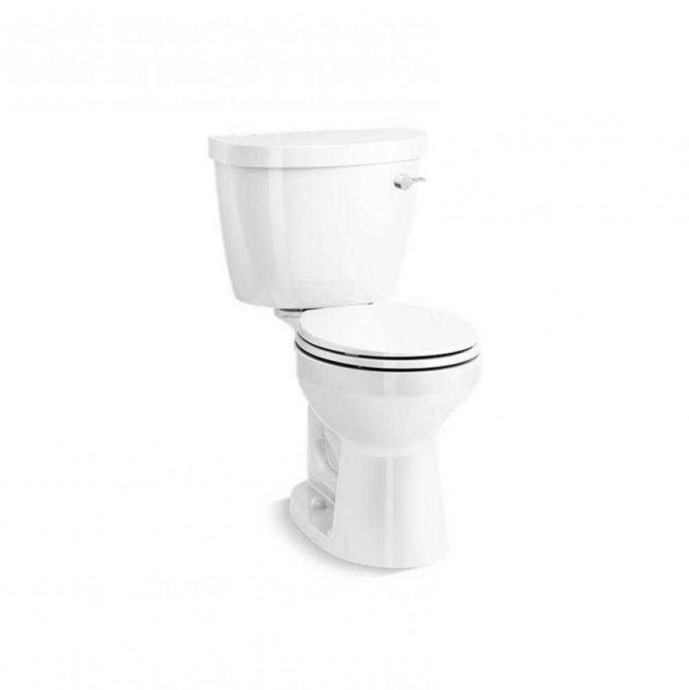 Cimarron&#xae; Comfort Height&#xae; two piece round front 1.28 gpf chair height toilet