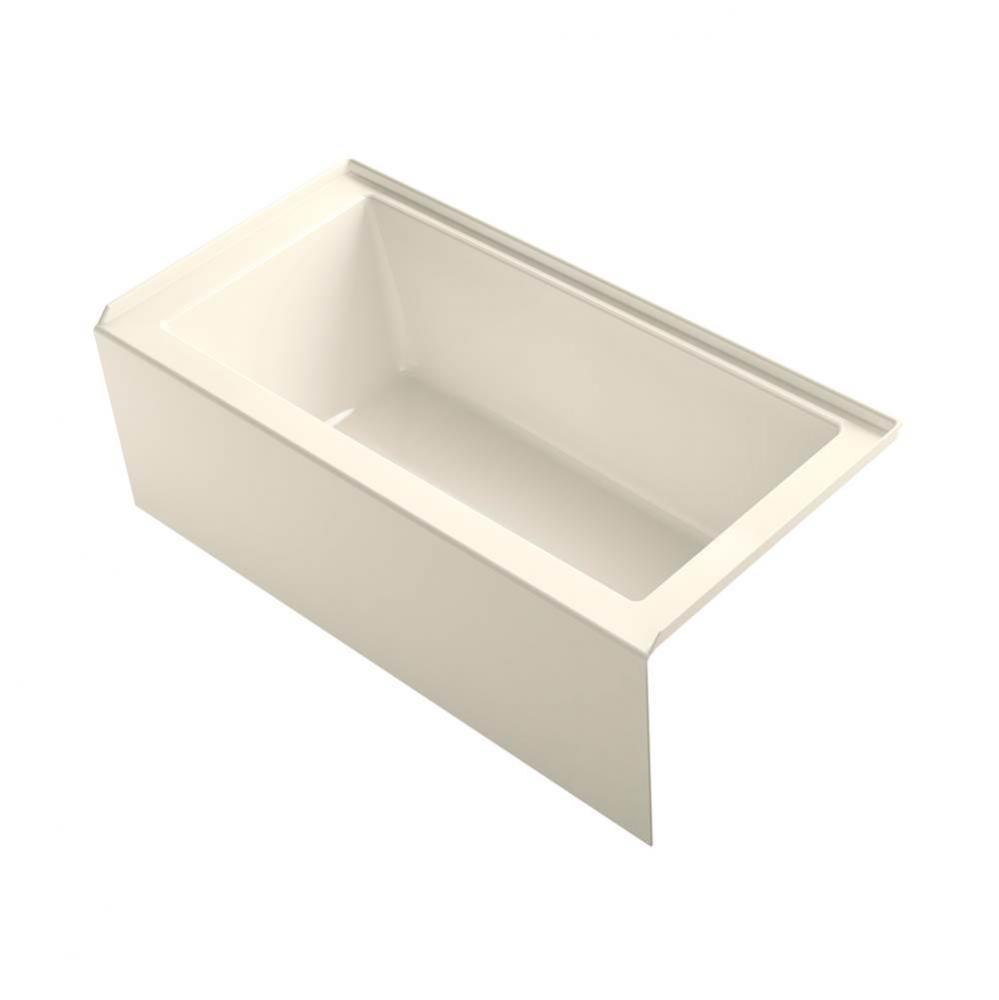 Underscore 60 In. x 30 In. Alcove Bath with Integral Apron, Integral Flange and Right-hand Drain