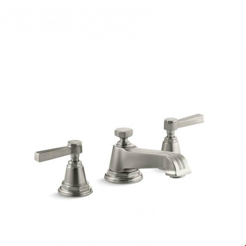 Pinstripe&#xae; Widespread bathroom sink faucet with lever handles