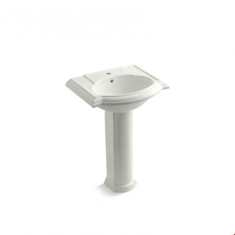 Devonshire&#xae; 24&apos;&apos; pedestal bathroom sink with single faucet hole
