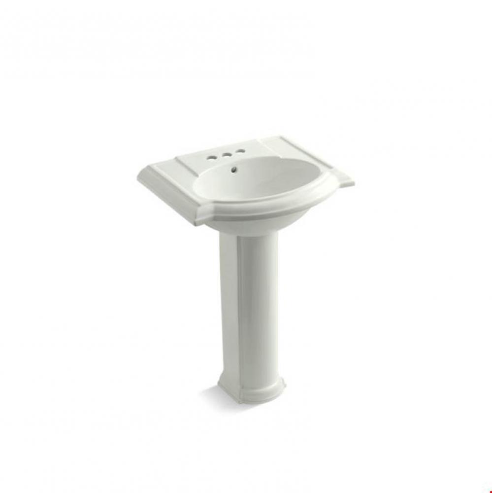Devonshire&#xae; 24&apos;&apos; pedestal bathroom sink with 4&apos;&apos; centerset faucet holes