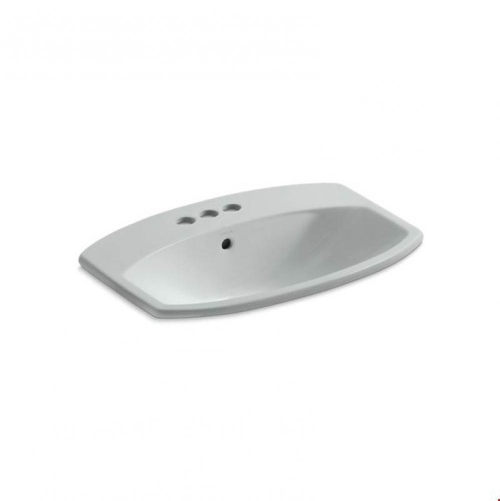 Cimarron&#xae; Drop-in bathroom sink with 4&apos;&apos; centerset faucet holes