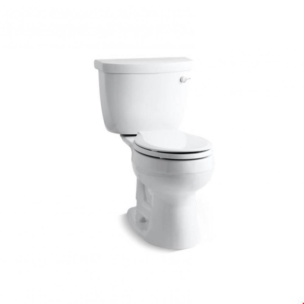 Cimarron&#xae; Comfort Height&#xae; two-piece round-front 1.28 gpf toilet with Insuliner&#xae; tan