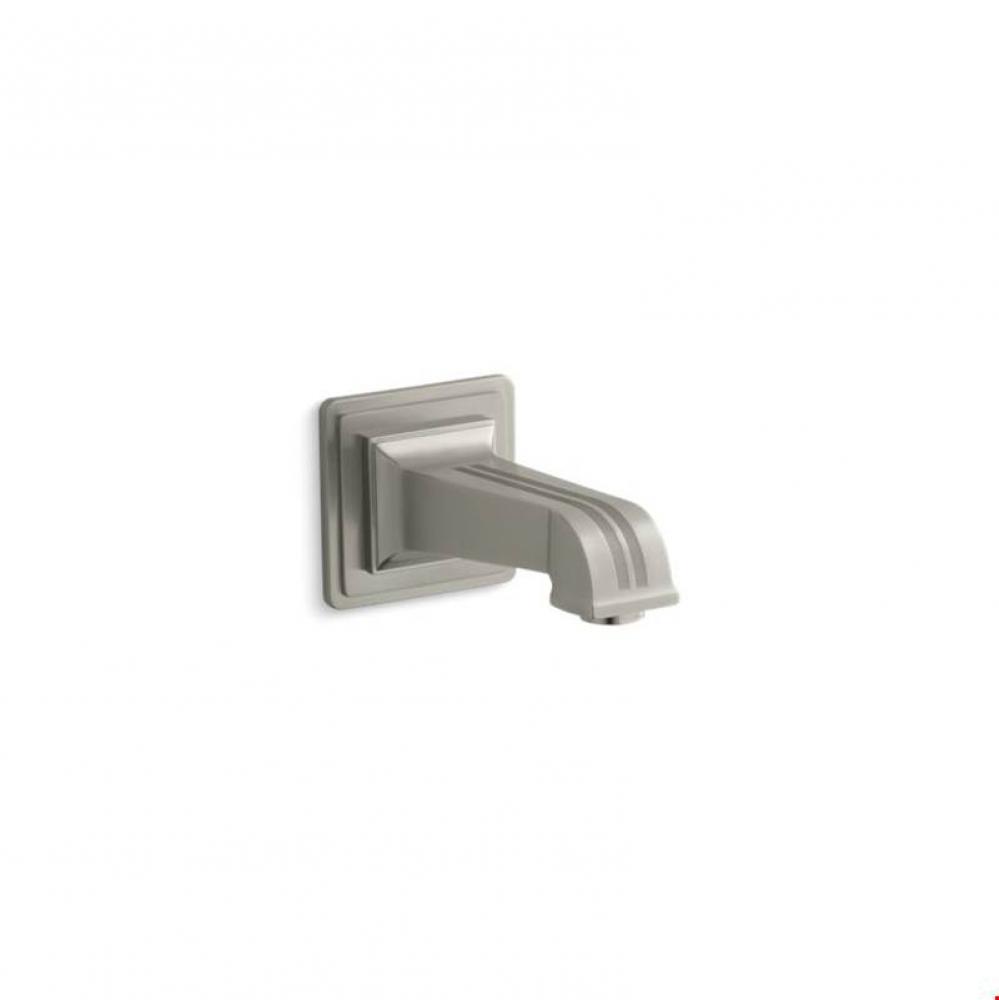 Pinstripe&#xae; wall-mount 6-7/8&apos;&apos; non-diverter bath spout