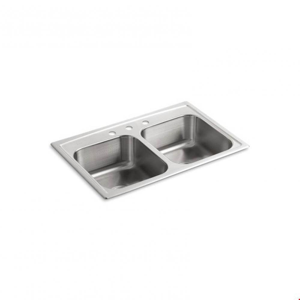 Toccata™ 33&apos;&apos; x 22&apos;&apos; x 8-3/16&apos;&apos; top-mount double-equal bowl kitche