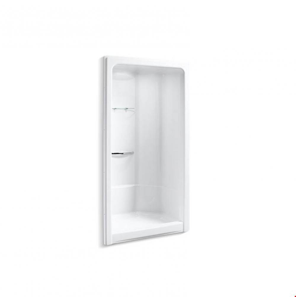 Sonata&#xae; 48&apos;&apos; x 36&apos;&apos; front center drain corner shower stall with integral