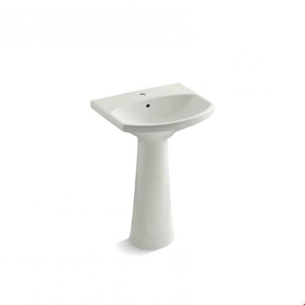 Cimarron&#xae; Pedestal bathroom sink with single faucet hole