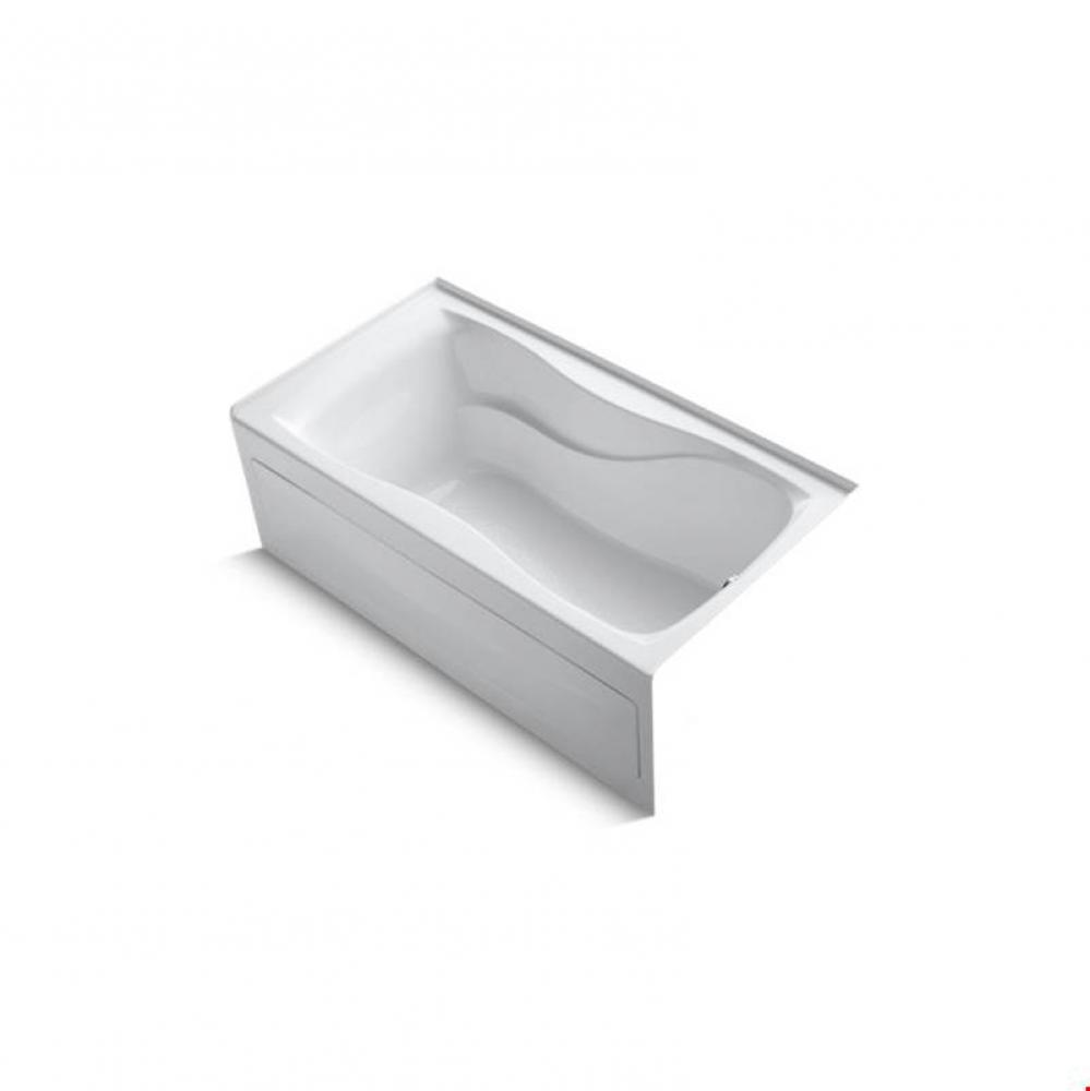 Hourglass&#xae; 32 60&apos;&apos; x 32&apos;&apos; alcove bath with integral apron, integral flang