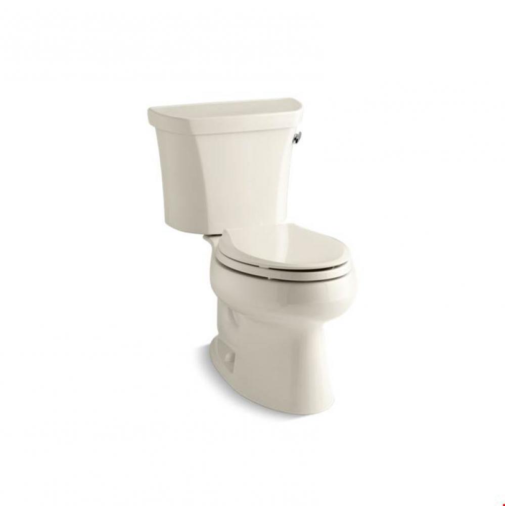 Wellworth&#xae; Two-piece elongated 1.28 gpf toilet with right-hand trip lever and tank cover lock