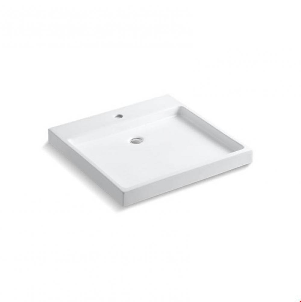 Purist&#xae; Wading Pool&#xae; Fireclay vessel bathroom sink with single faucet hole