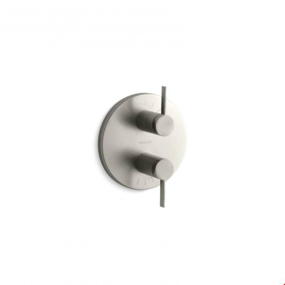 Stillness&#xae; Valve trim with lever handles for stacked valve, requires valve