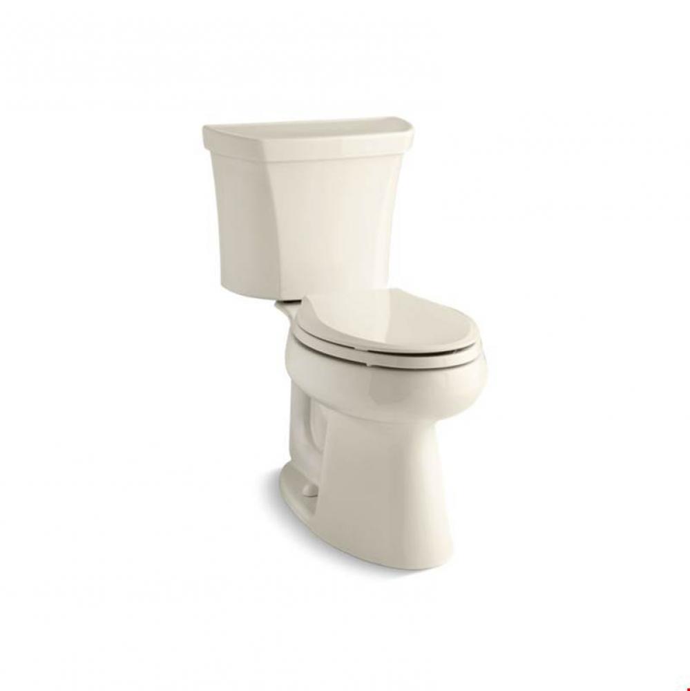 Highline&#xae; Comfort Height&#xae; Two-piece elongated 1.28 gpf chair height toilet with right-ha