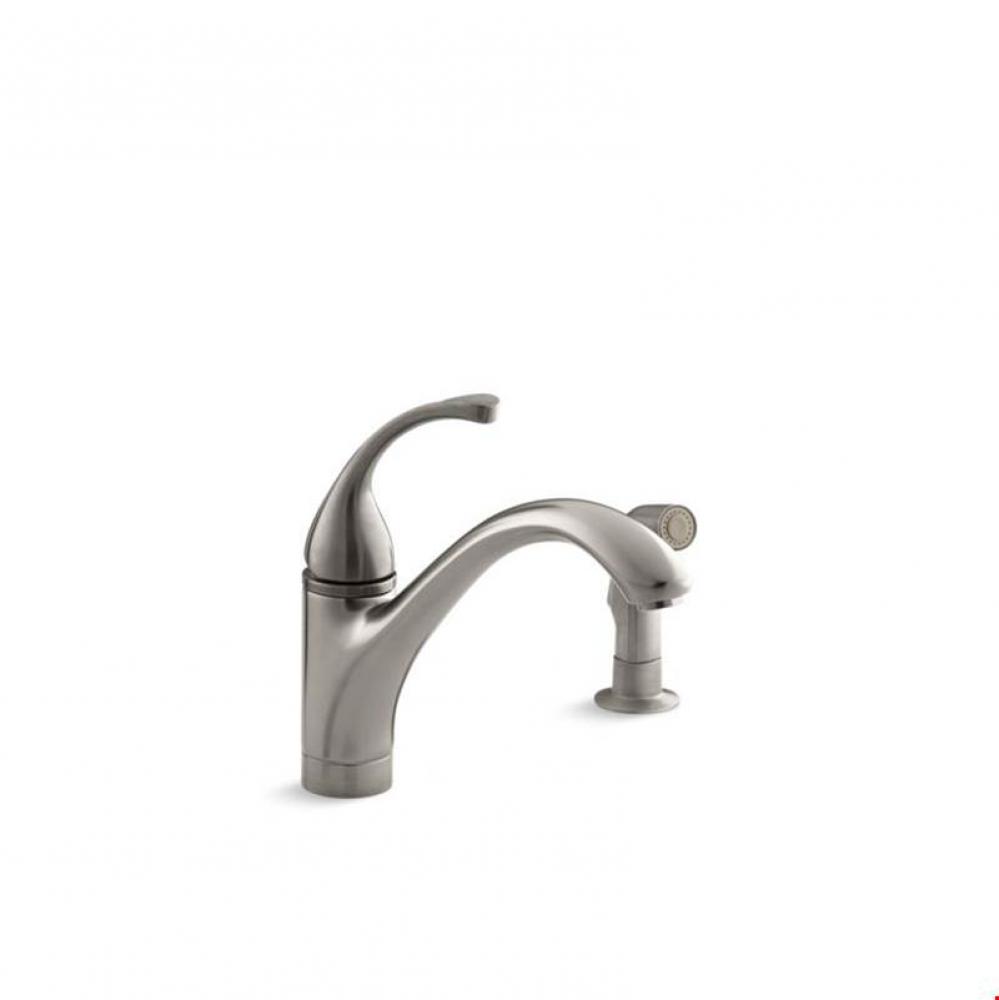Forte&#xae; 2-hole kitchen sink faucet with 9-1/16&apos;&apos; spout, matching finish sidespray