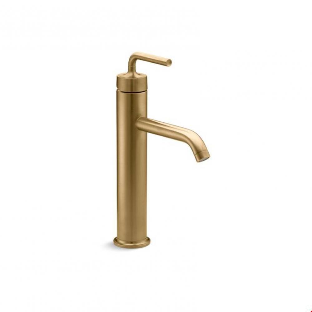 Purist&#xae; Tall Single-handle bathroom sink faucet with straight lever handle