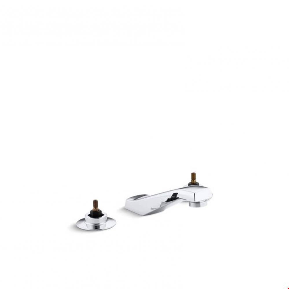 Triton&#xae; Widespread commercial bathroom sink faucet, drain not included and lift rod, requires
