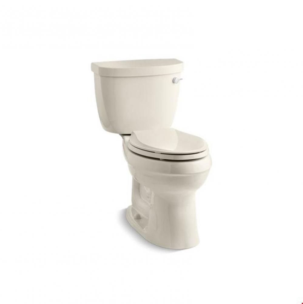 Cimarron&#xae; Comfort Height&#xae; two-piece elongated 1.6 gpf toilet with tank cover locks