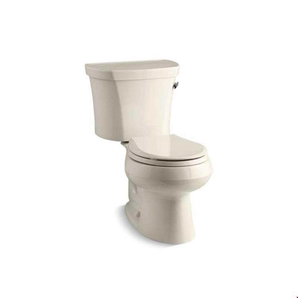Wellworth&#xae; Two-piece round-front 1.28 gpf toilet with right-hand trip lever, insulated tank a