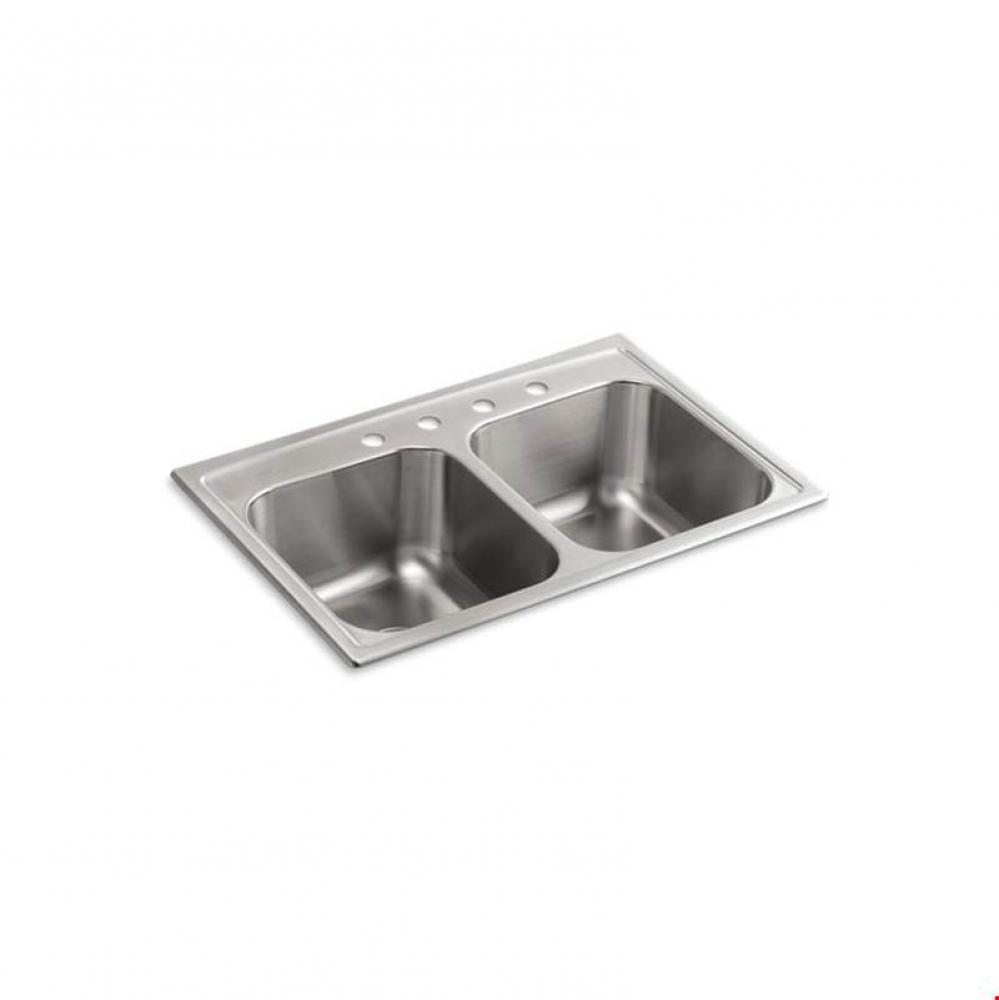 Toccata™ 33&apos;&apos; x 22&apos;&apos; x 9-1/4&apos;&apos; top-mount double-equal kitchen sink
