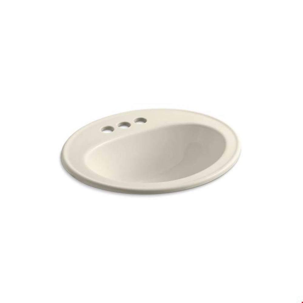 Pennington&#xae; Drop-in bathroom sink with centerset faucet holes