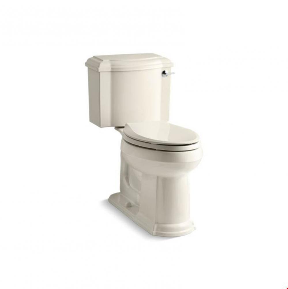 Devonshire&#xae; Comfort Height&#xae; Two piece elongated 1.28 gpf chair height toilet with right