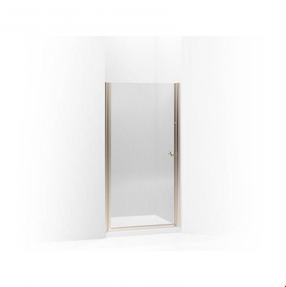 Fluence&#xae; Pivot shower door, 65-1/2&apos;&apos; H x 33-3/4 - 35-1/4&apos;&apos; W, with 1/4&ap