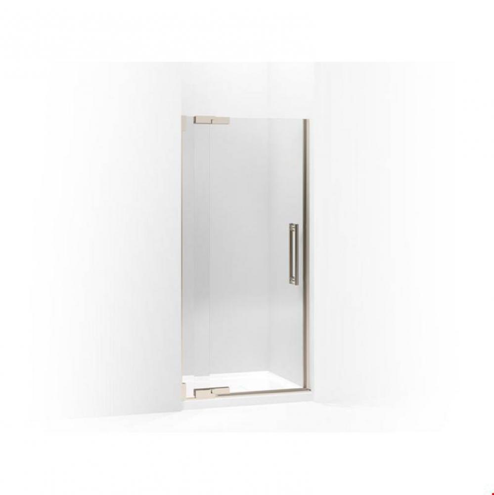 Purist&#xae; Pivot shower door, 72-1/4&apos;&apos; H x 36-1/4 - 38-3/4&apos;&apos; W, with 3/8&apo